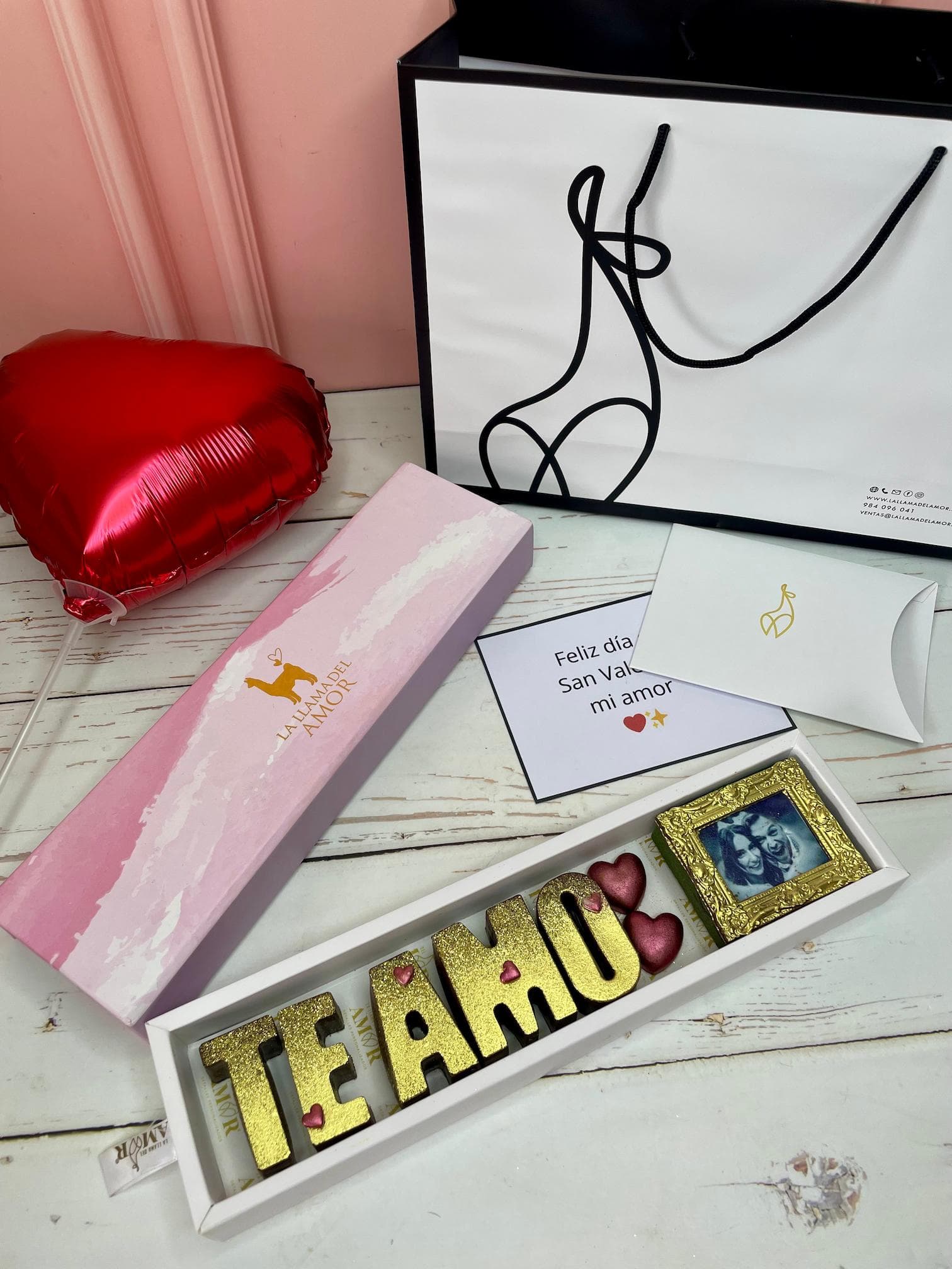 Choco retrato “Te Amo”