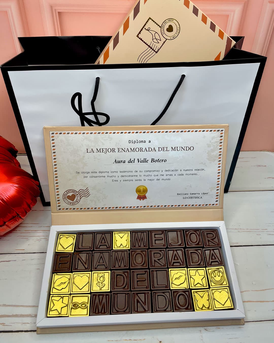 Correo Postal de Chocolate - Diploma